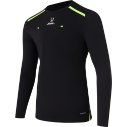Футболка судейская с длинным рукавом JÖGEL DIVISION PerFormDRY Referee LS Tee, черный