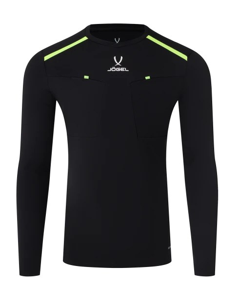 Футболка судейская с длинным рукавом JOGEL DIVISION PerFormDRY Referee LS Tee, черный