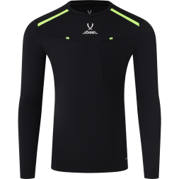 Футболка судейская с длинным рукавом JÖGEL DIVISION PerFormDRY Referee LS Tee, черный