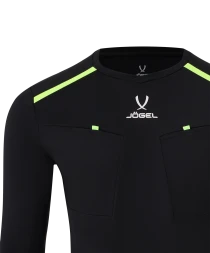 Футболка судейская с длинным рукавом JOGEL DIVISION PerFormDRY Referee LS Tee, черный