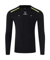 Футболка судейская с длинным рукавом JOGEL DIVISION PerFormDRY Referee LS Tee, черный