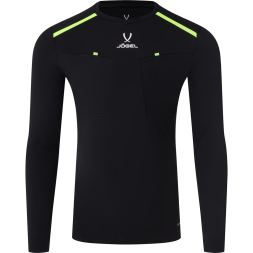 Футболка судейская с длинным рукавом JOGEL DIVISION PerFormDRY Referee LS Tee, черный