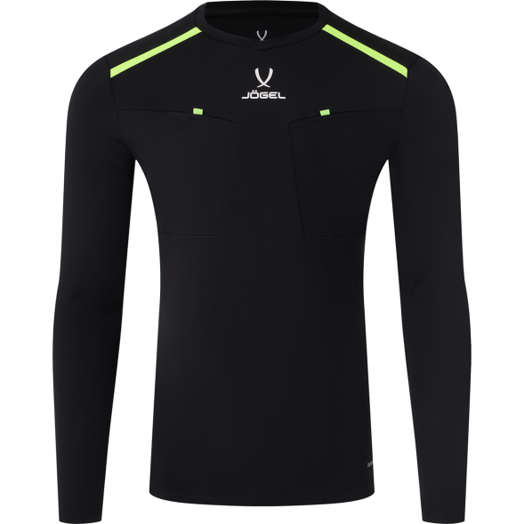 Футболка судейская с длинным рукавом JOGEL DIVISION PerFormDRY Referee LS Tee, черный