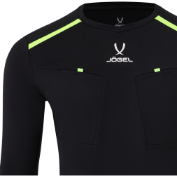 Футболка судейская с длинным рукавом JOGEL DIVISION PerFormDRY Referee LS Tee, черный