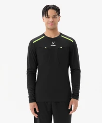 Футболка судейская с длинным рукавом JOGEL DIVISION PerFormDRY Referee LS Tee, черный