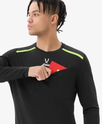 Футболка судейская с длинным рукавом JOGEL DIVISION PerFormDRY Referee LS Tee, черный