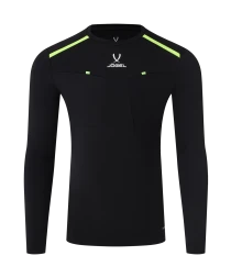 Футболка судейская с длинным рукавом JOGEL DIVISION PerFormDRY Referee LS Tee, черный