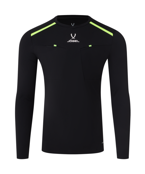 Футболка судейская с длинным рукавом JOGEL DIVISION PerFormDRY Referee LS Tee, черный