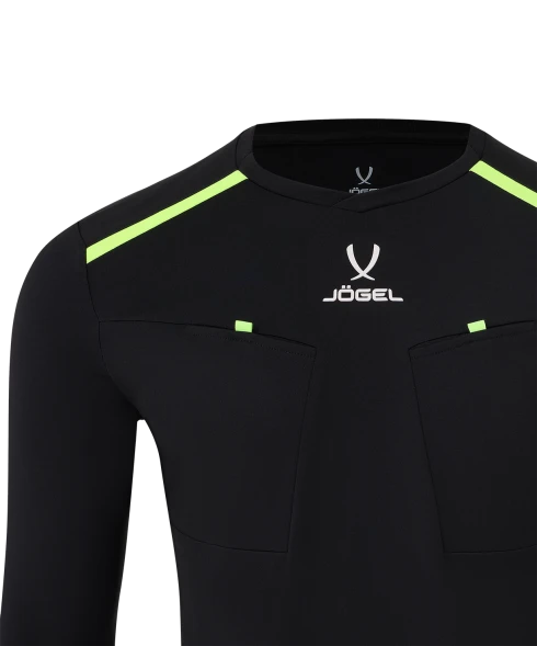 Футболка судейская с длинным рукавом JOGEL DIVISION PerFormDRY Referee LS Tee, черный