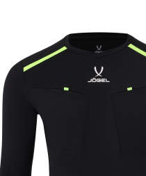Футболка судейская с длинным рукавом JOGEL DIVISION PerFormDRY Referee LS Tee, черный