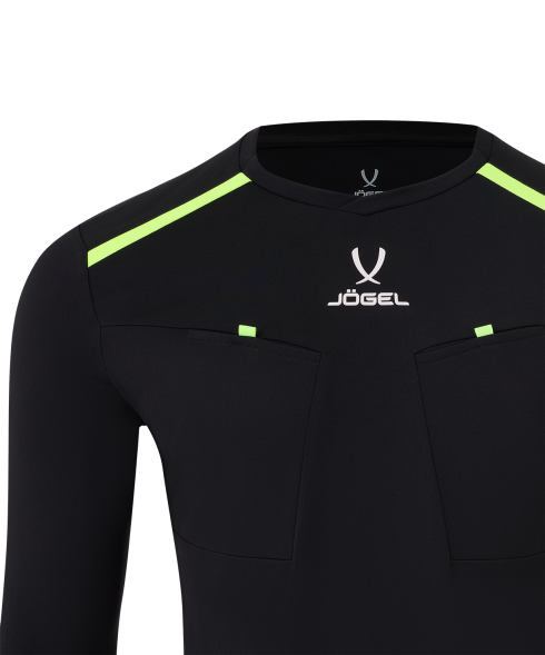 Футболка судейская с длинным рукавом JOGEL DIVISION PerFormDRY Referee LS Tee, черный