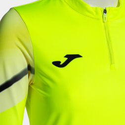 SUDADERA ELITE XI AMARILLO FLUOR NEGRO