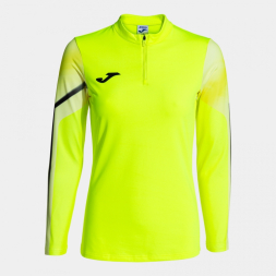 SUDADERA ELITE XI AMARILLO FLUOR NEGRO