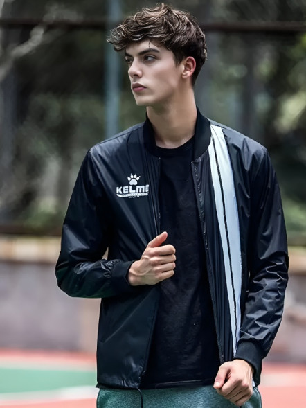 Бомбер KELME Woven Jacket Black