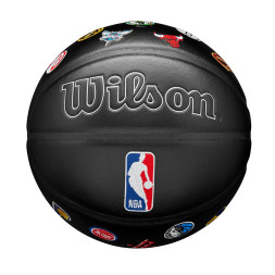 Мяч баск. WILSON NBA All Team Premiere Ball, WZ4028601XB р.7, PU, бутил. камера, черный
