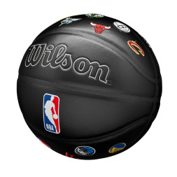 Мяч баск. WILSON NBA All Team Premiere Ball, WZ4028601XB р.7, PU, бутил. камера, черный