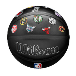 Мяч баск. WILSON NBA All Team Premiere Ball, WZ4028601XB р.7, PU, бутил. камера, черный