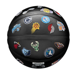 Мяч баск. WILSON NBA All Team Premiere Ball, WZ4028601XB р.7, PU, бутил. камера, черный