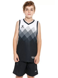 Детская баскетбольная форма KELME Basketball Clothes (Black/White)