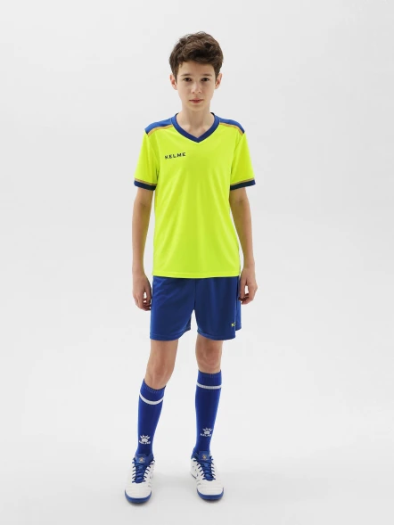 Детская футбольная форма KELME Football Suit (Yellow/Blue)