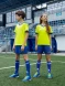 Детская футбольная форма KELME Football Suit (Yellow/Blue)