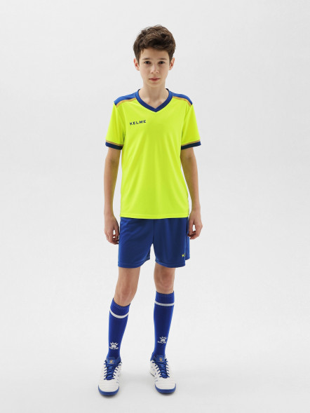 Детская футбольная форма KELME Football Suit (Yellow/Blue)