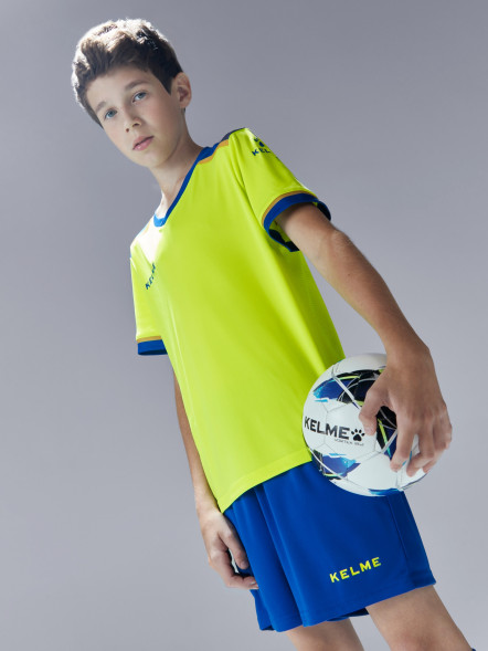 Детская футбольная форма KELME Football Suit (Yellow/Blue)