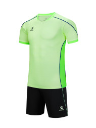 Детская футбольная форма KELME Short Sleeve Football Set Kids Light Green/Black
