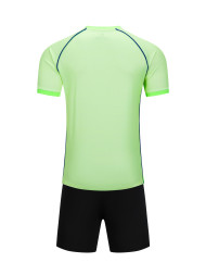 Детская футбольная форма KELME Short Sleeve Football Set Kids Light Green/Black