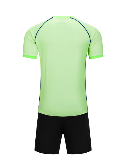 Детская футбольная форма KELME Short Sleeve Football Set Kids Light Green/Black