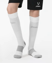 Гетры футбольные JOGEL CAMP BASIC SOCKS 00, белый/серый/серый