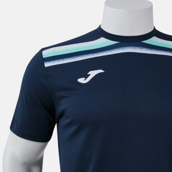 ФУТБОЛКА С КОРОТКИМ РУКАВОМ TOLEDO II ТЕМНО-СИНИЙ ЗЕЛЕНЫЙ