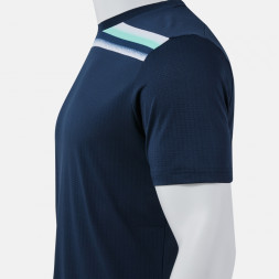 ФУТБОЛКА С КОРОТКИМ РУКАВОМ TOLEDO II ТЕМНО-СИНИЙ ЗЕЛЕНЫЙ