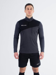 Судейская форма KELME Long Sleeve Refree Set (Dark Grey/Black)