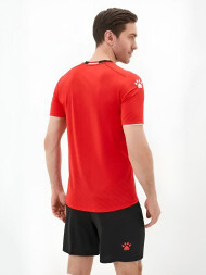 Футбольная форма KELME Short Sleeve Football Uniform (Red/Black)