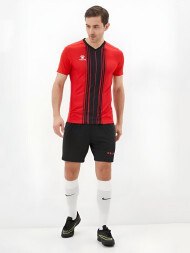 Футбольная форма KELME Short Sleeve Football Uniform (Red/Black)
