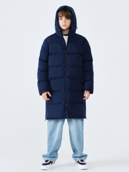 Детский пуховик FN Snowfall Long Kid Dark Blue