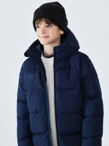 Детский пуховик FN Snowfall Long Kid Dark Blue