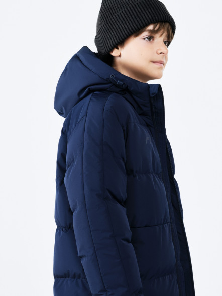 Детский пуховик FN Snowfall Long Kid Dark Blue