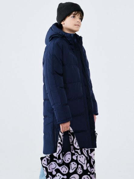 Детский пуховик FN Snowfall Long Kid Dark Blue