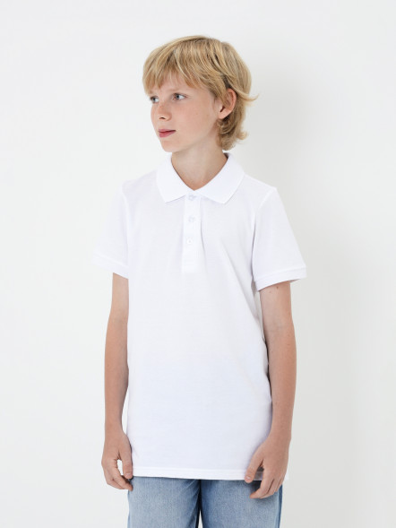 Детская футболка-поло FN Classic White