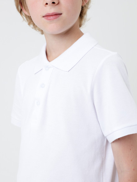 Детская футболка-поло FN Classic White
