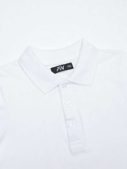 Детская футболка-поло FN Classic White
