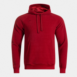 SUDADERA CON CAPUCHA INDOOR-GYM CORAL FLÚOR