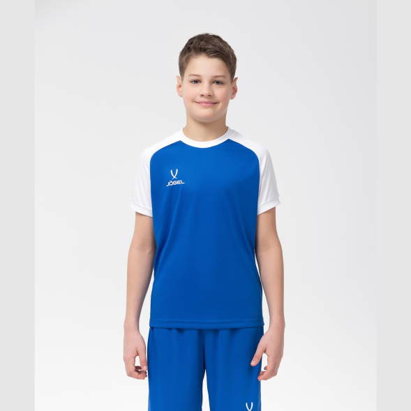 Футболка игровая JÖGEL CAMP Reglan Jersey, синий/белый, детский