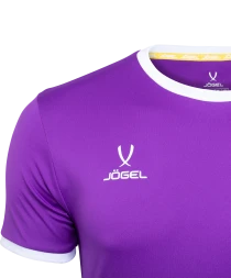 Футболка футбольная JOGEL CAMP Origin, фиолетовый/белый