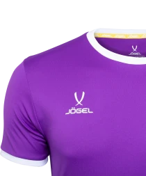 Футболка футбольная JOGEL CAMP Origin, фиолетовый/белый