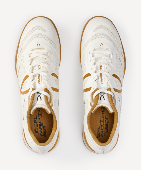 БЕЗ УПАКОВКИ Бутсы зальные JOGEL RAPTOR IN White/beige