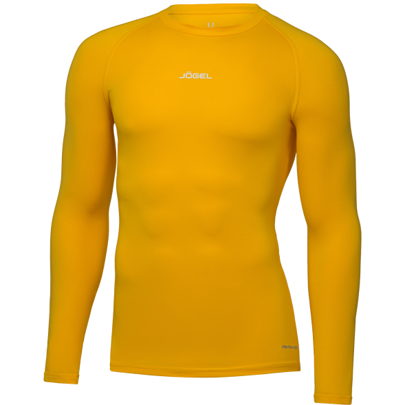 Футболка компрессионная с длинным рукавом JOGEL CAMP PerFormDRY Baselayer LS Tee, желтый