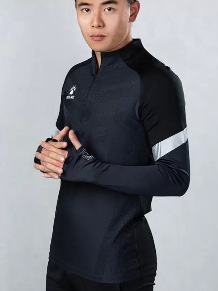 Олимпийка KELME Knitted Training Pullover Dark Grey